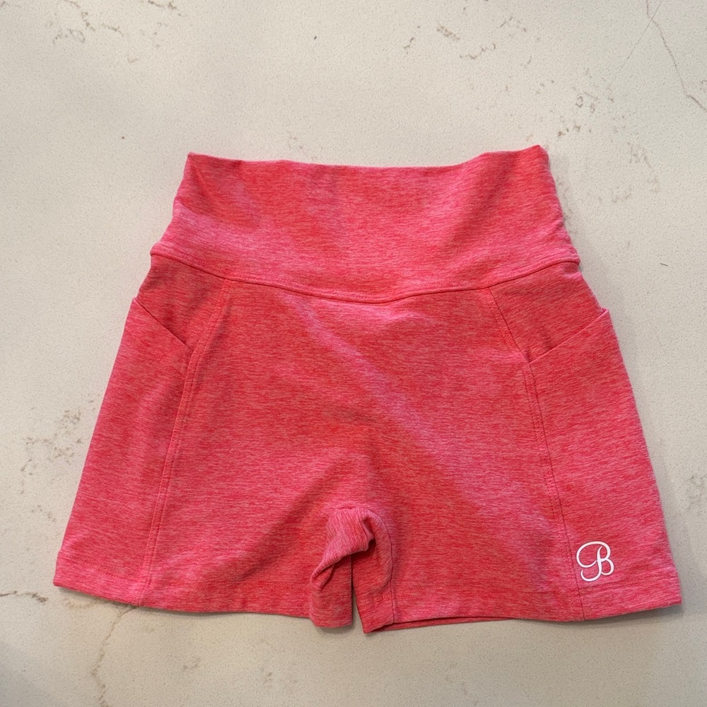 Bombshell Sportswear Coral Athletic Shorts